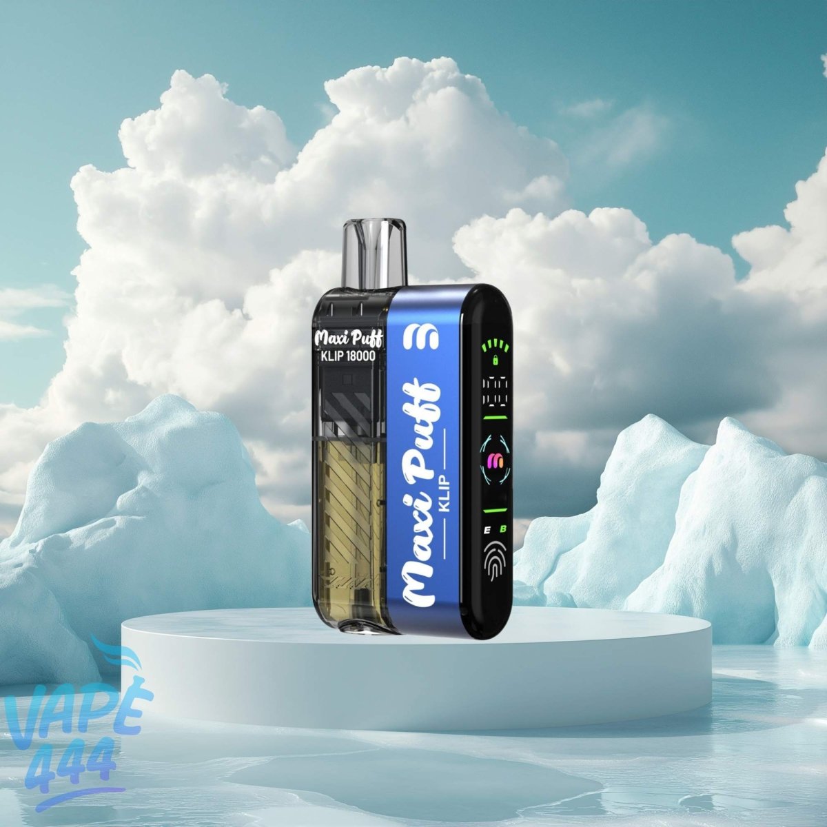 maxi vape Maxi Puff – Klip 18K – Pod rechargeable – 0 % de nicotine – Vape444