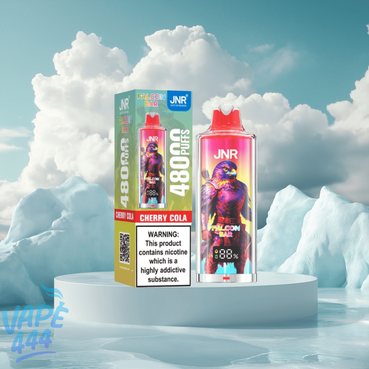 JNR - Falcon Bar 48K - Disposable Vape 2% Nicotine Vape444 JNR - Falcon Bar 48K - Disposable Vape 2% Nicotine Vape444