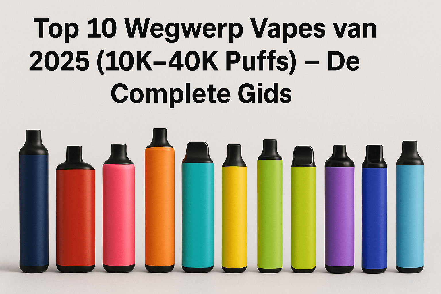 Top 10 Wegwerp Vapes van 2025 (10K–40K Puffs) – De Complete Gids - Vape444