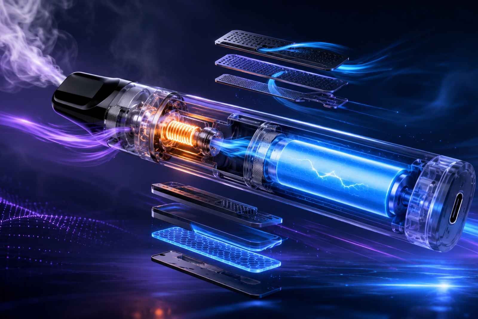 Hidden Vape Technologies: Coil, Airflow, and Battery Power Vape444