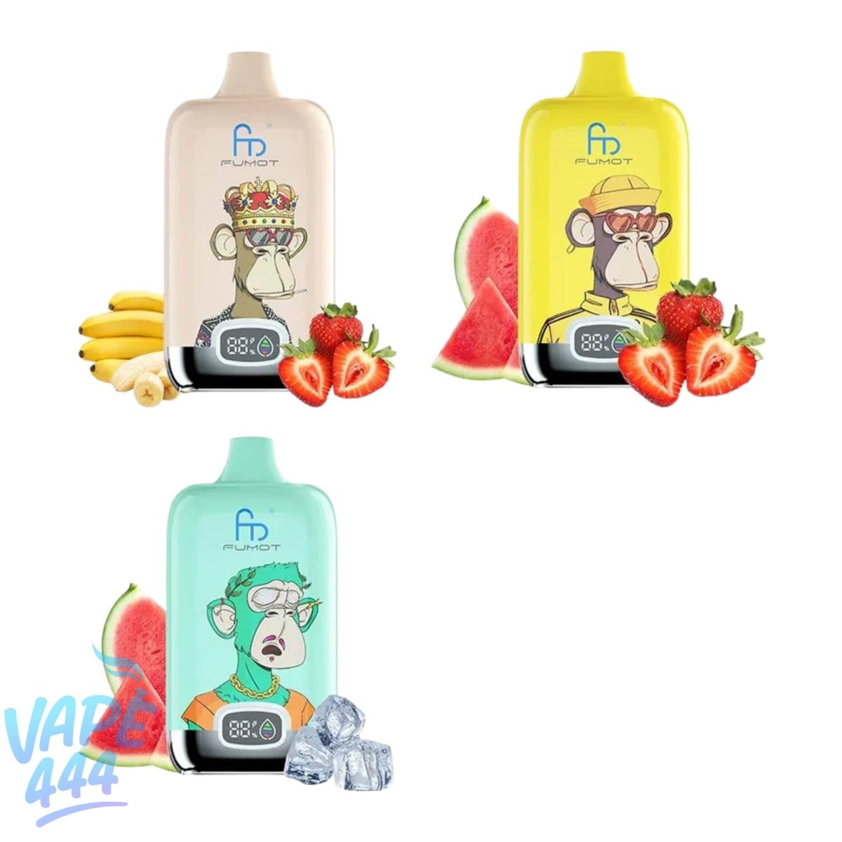 Fumot – Digital Box 12K – Disposable Vape – 2% Nicotine Fumot