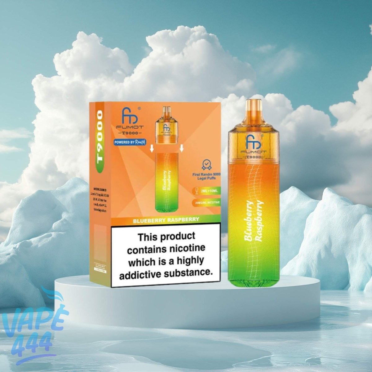 Fumot T9000 – Pod Rechargeable 2 % Nicotine