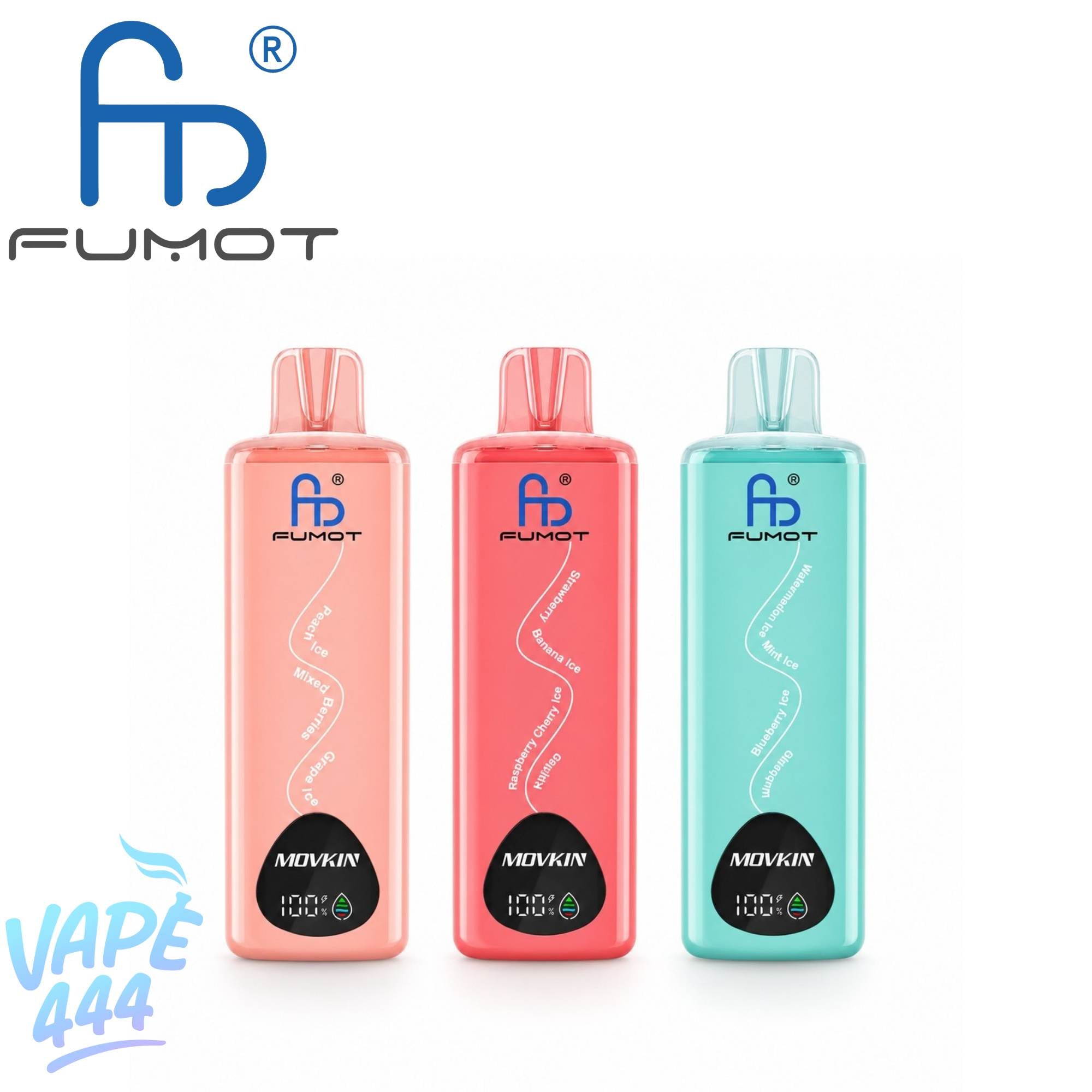 Fumot - ECO 3in1 24K - Disposable Vape - 2% Nicotine - 3 Flavours Fumot