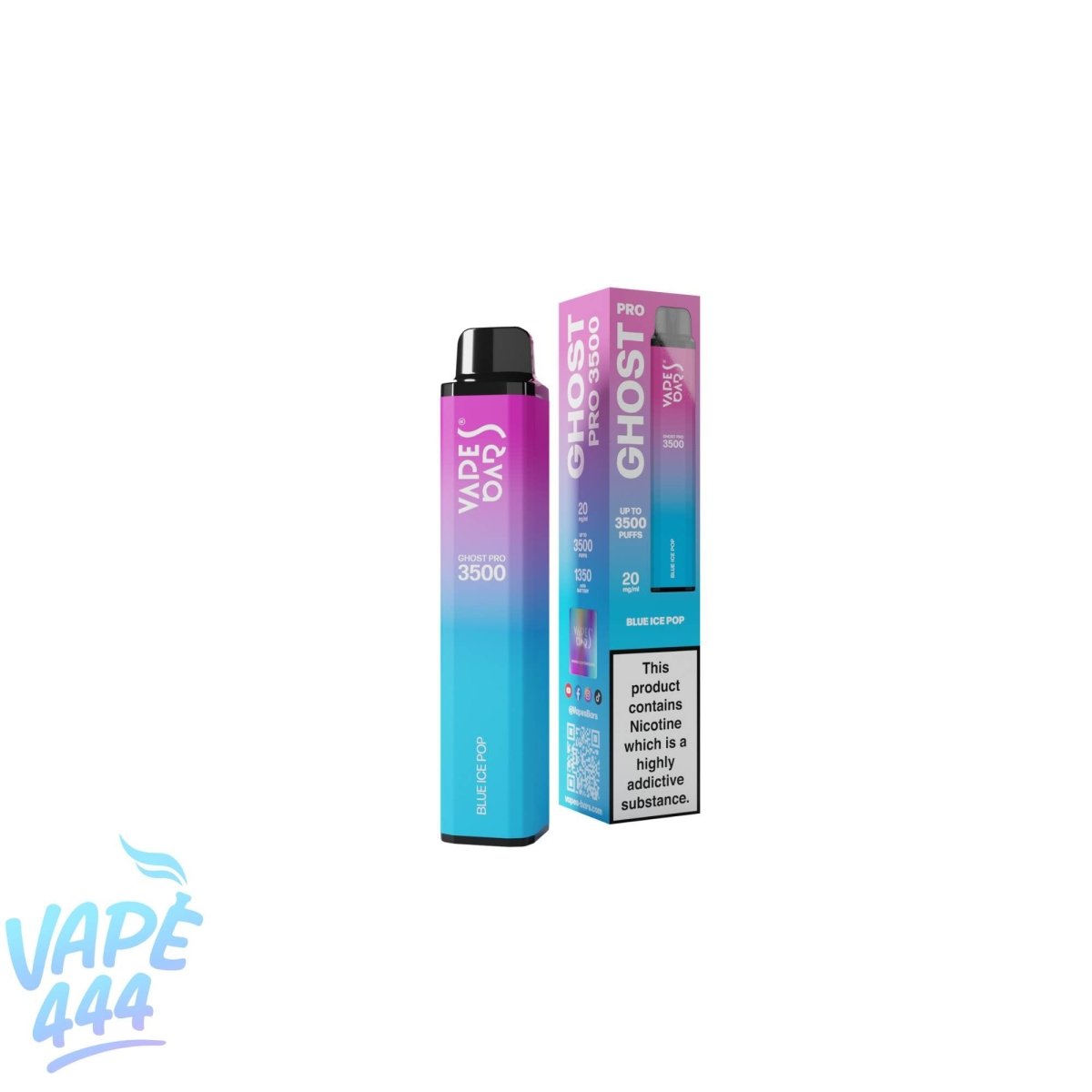 Ghost® Pro 3500 - Wegwerp Vape - 2% Nicotine