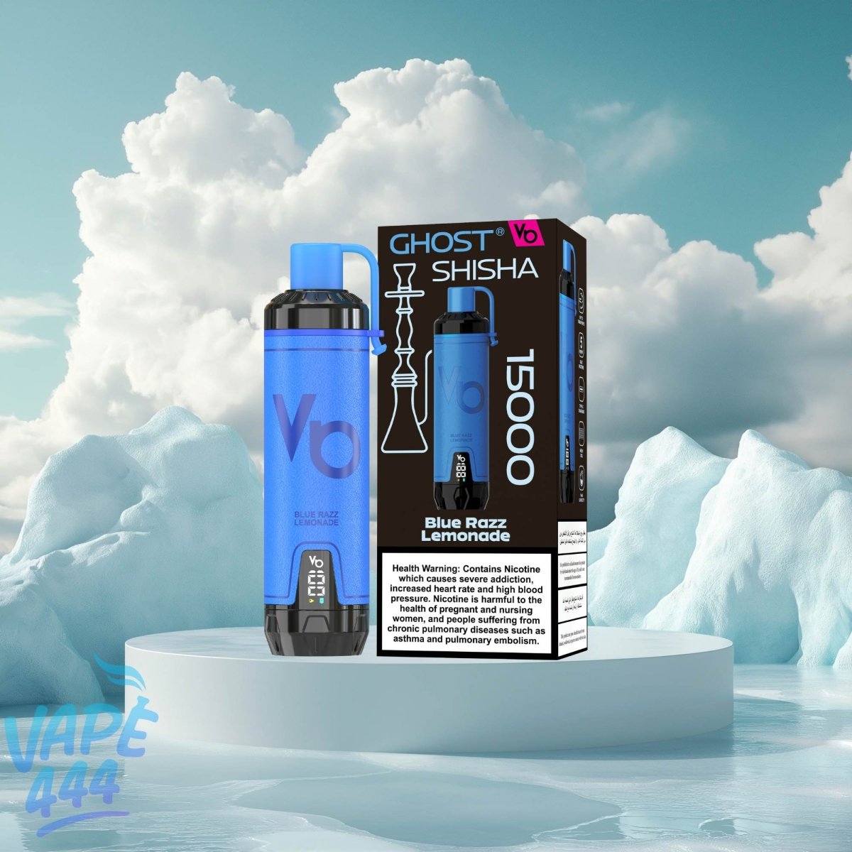 Ghost – Shisha 15K – Disposable Vape – 0.5% Nicotine GHOST