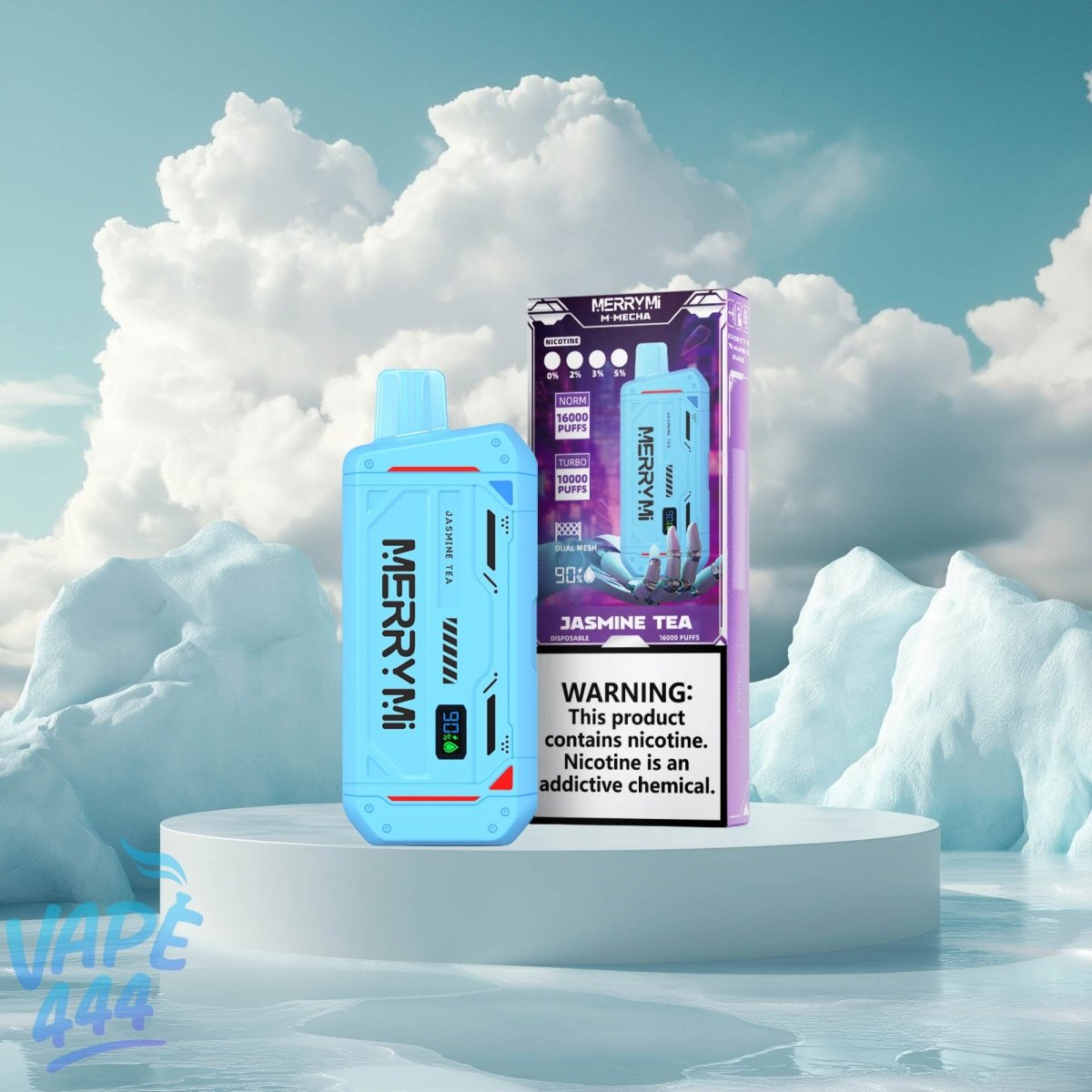 Merry-Mi - M-Mecha 16K - Puff / Vape Jetable - 3% Nicotine VapesPuffEurope