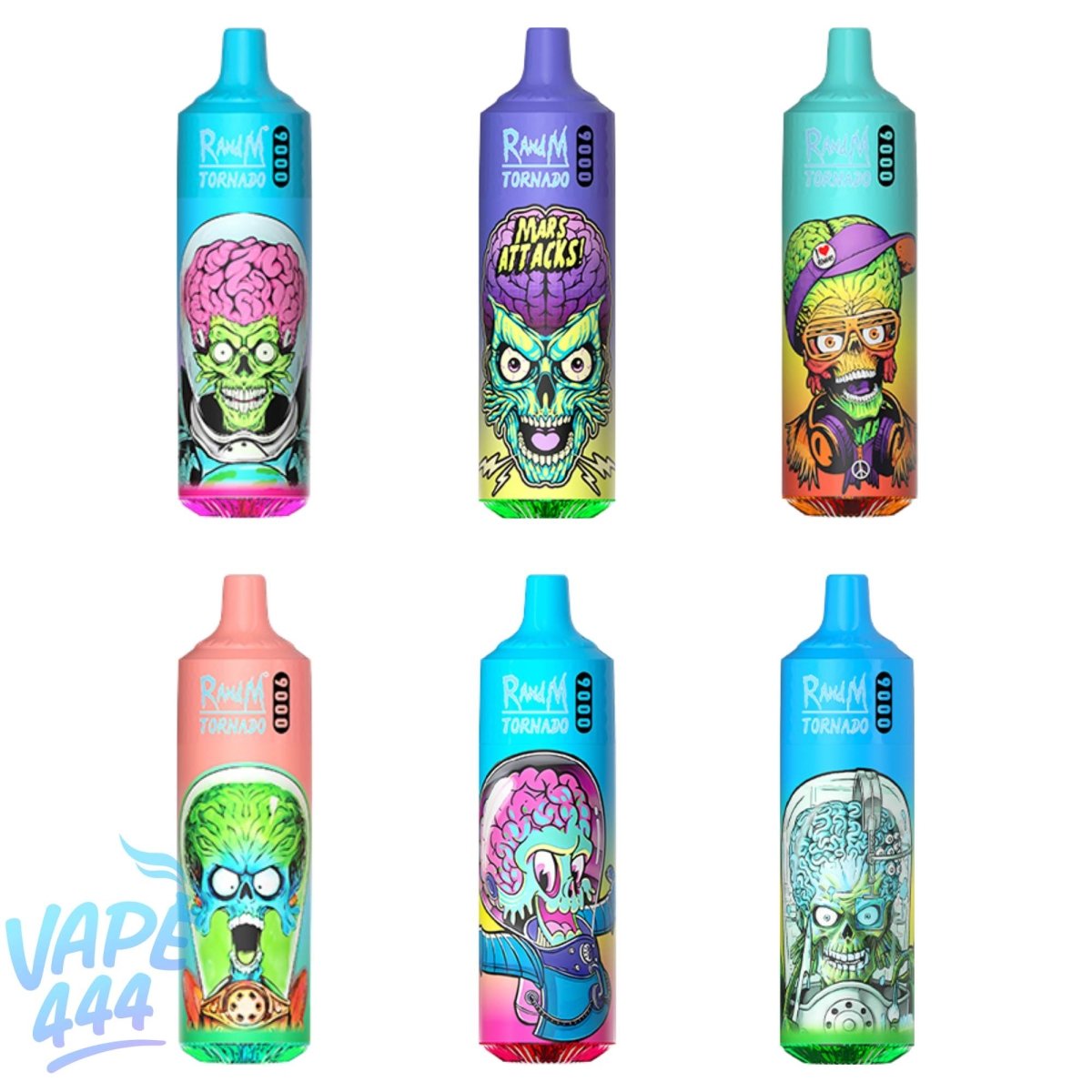 RAndM - Tornado 9K - Puff / Vape Jetable - 2% Nicotine