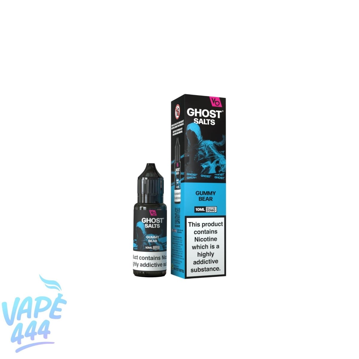 Ghost Salts 10 ml E-liquide 2 % de nicotine Vape444 Ghost Salts 10 ml E-liquide 2 % de nicotine Vape444