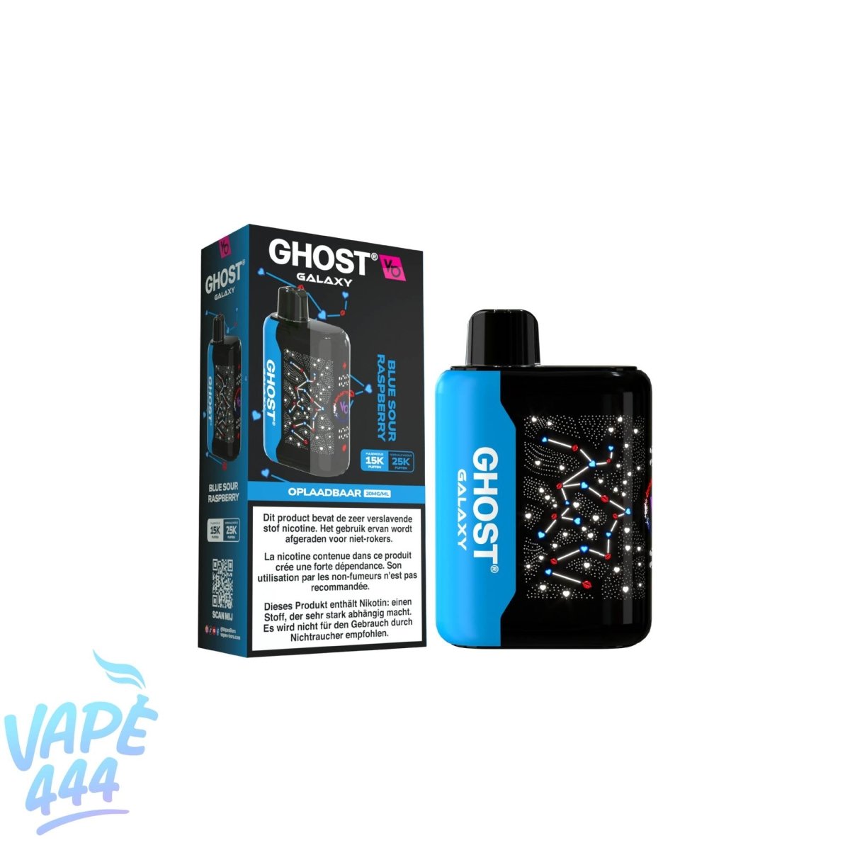Ghost - Galaxy 25K - Wegwerp Vape - 2% Nicotine