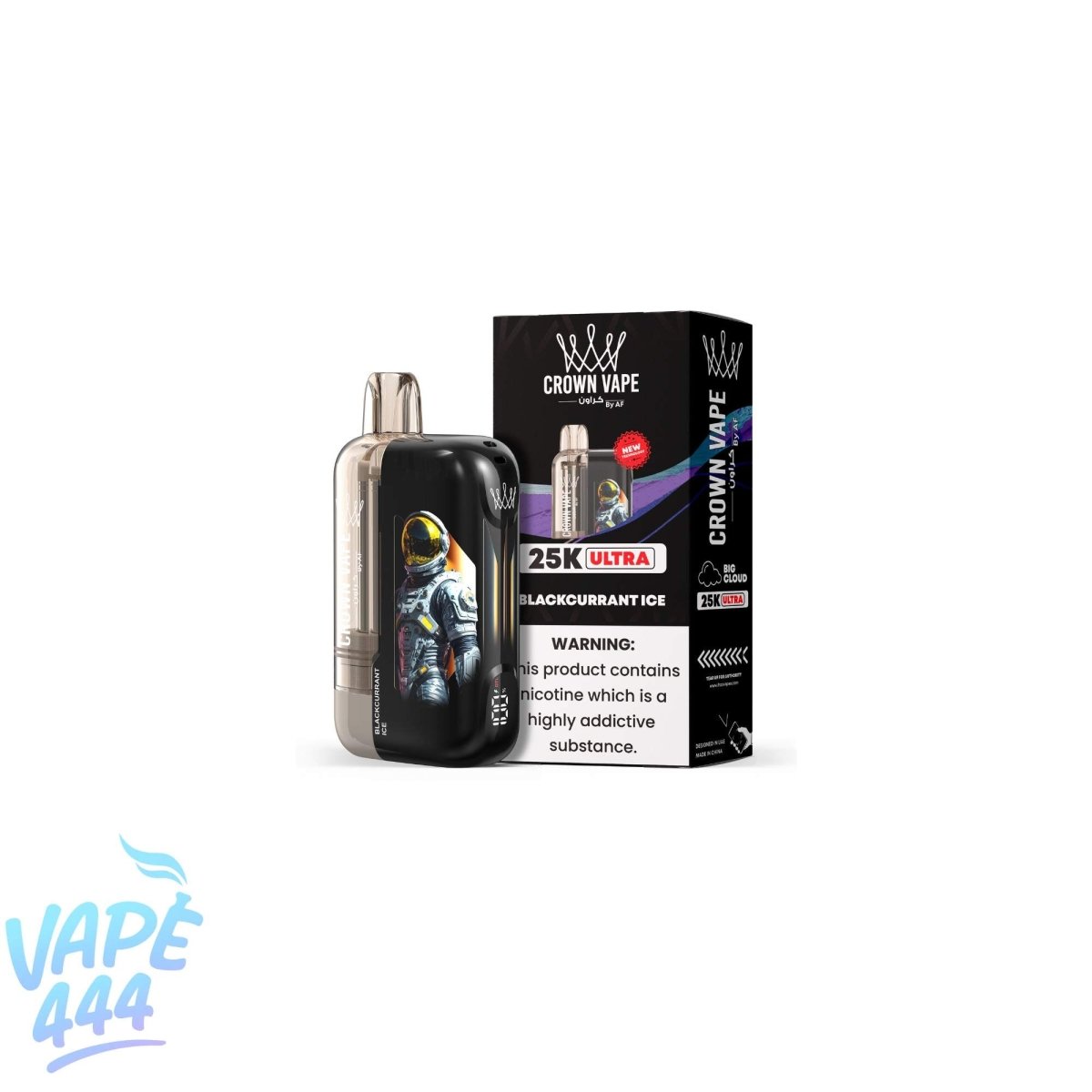 Al Fakher - Crown Bar Ultra 25K - Puff / Vape Jetable - 0.5% Nicotine Al Fakher