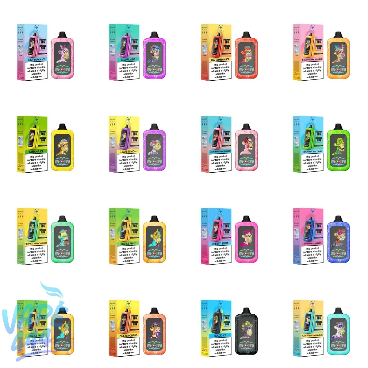 Fumot – Digital Monkey 40K – Wegwerp Vape - 2% Nicotine