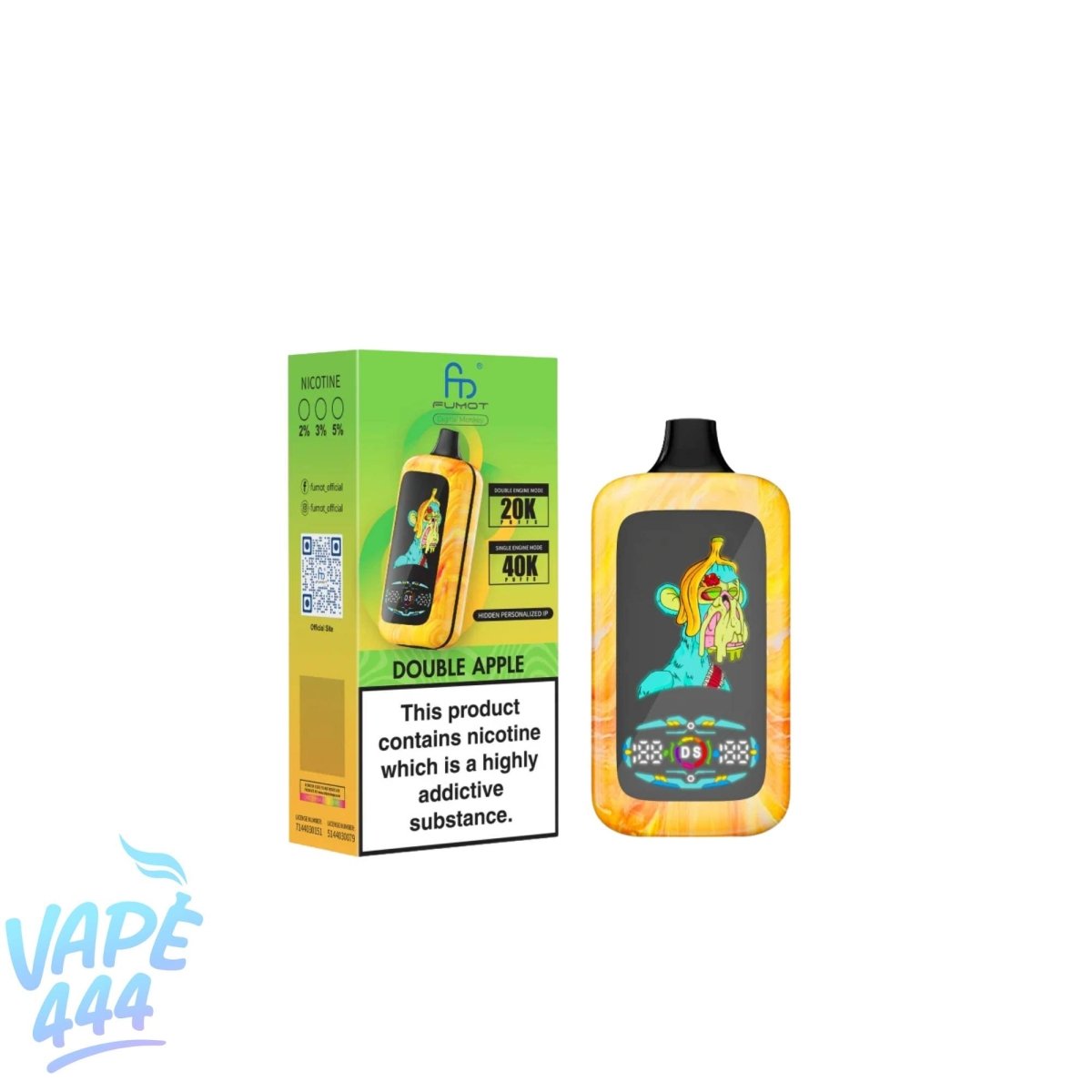 Fumot – Digital Monkey 40K – Wegwerp Vape - 2% Nicotine