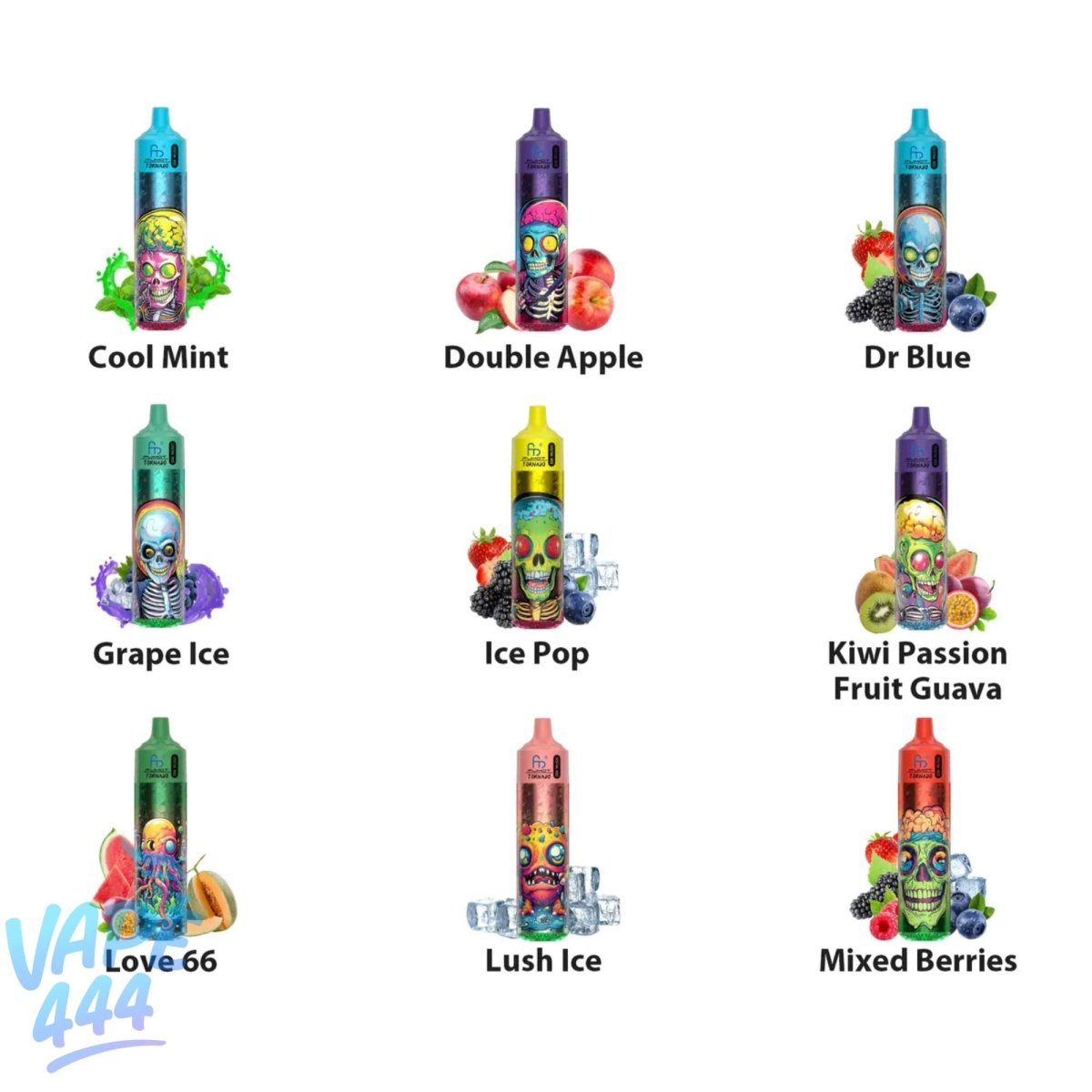 Fumot - Tornado 30K Music - Puff / Vape Jetable - 2% Nicotine Fumot