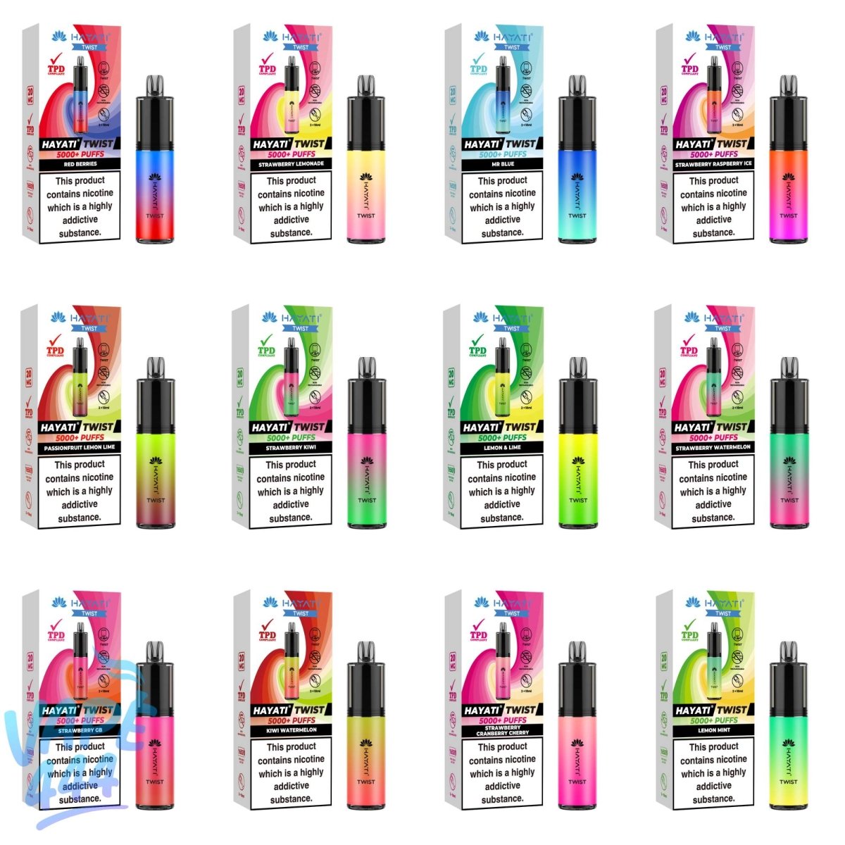 Hayati – Twist 5000 – Disposable Vape – 2% Nicotine Hayati