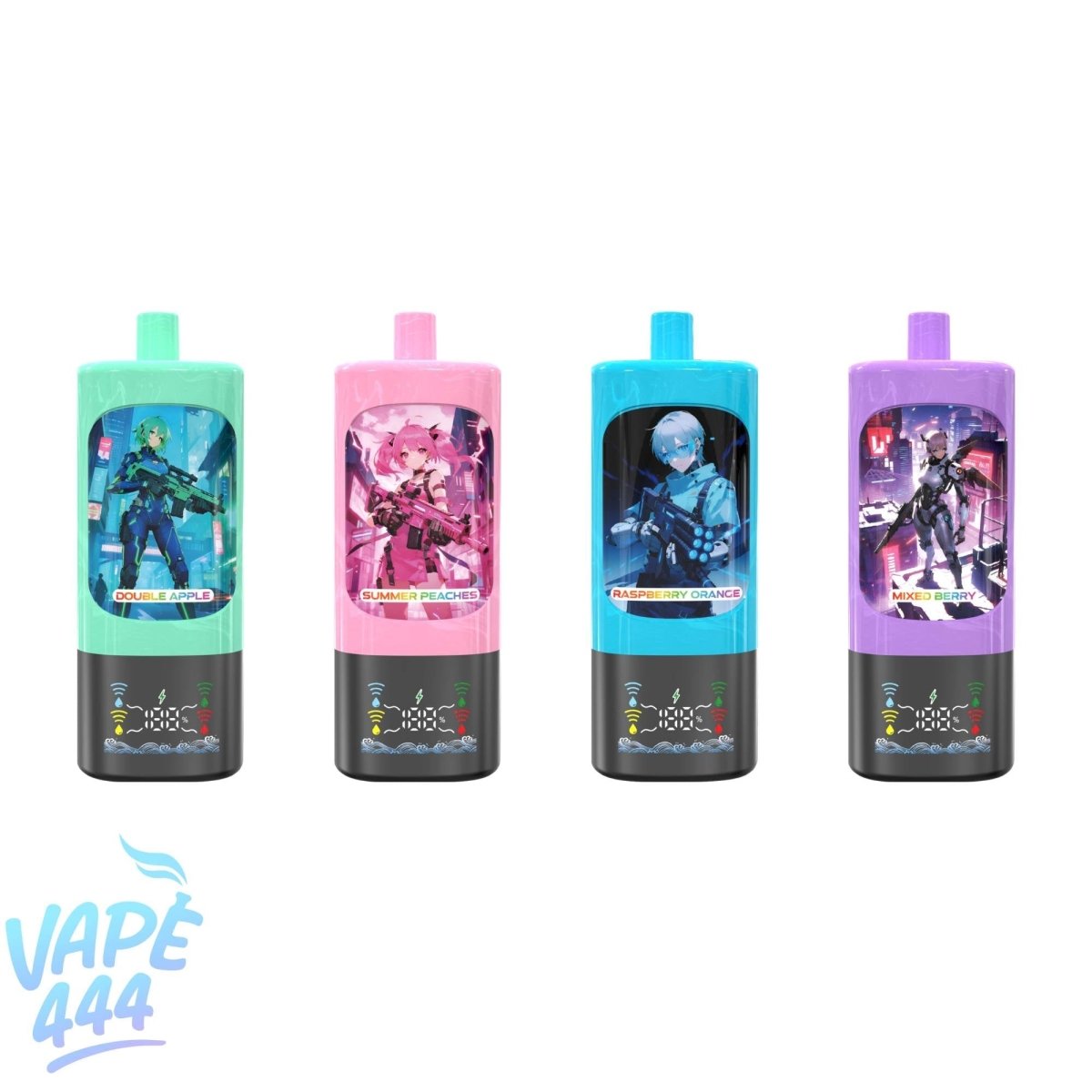 JNR Quads 4in1 120K – Puff Jetable 2% Nicotine – 4 saveurs Vape444