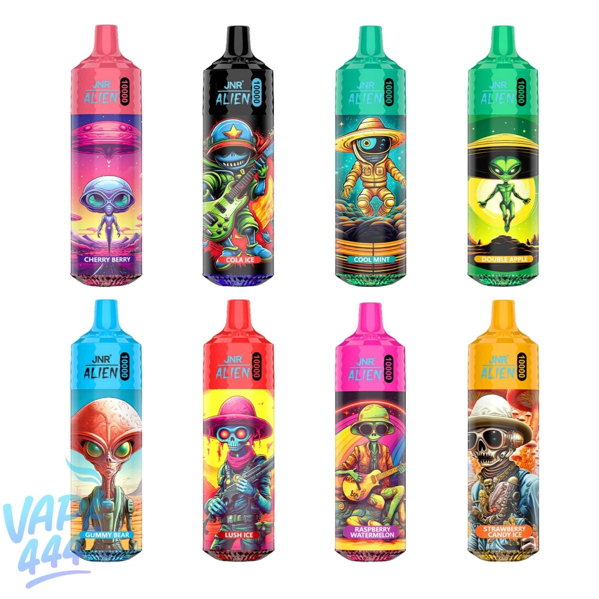 JNR - Alien 10K - Puff / Vape Jetable - 2% Nicotine
