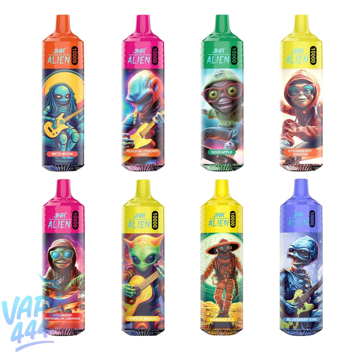 JNR - Alien 10K - Puff / Vape Jetable - 2% Nicotine