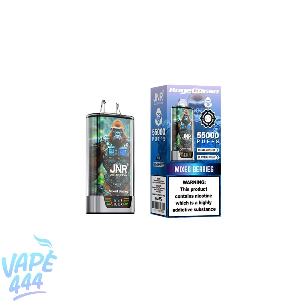 JNR - RageGorilla 55K - Disposable Puff/Vape - 2% Nicotine 