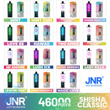 JNR - Shisha Classic 46K - Disposable Vape - 2% Nicotine JNR