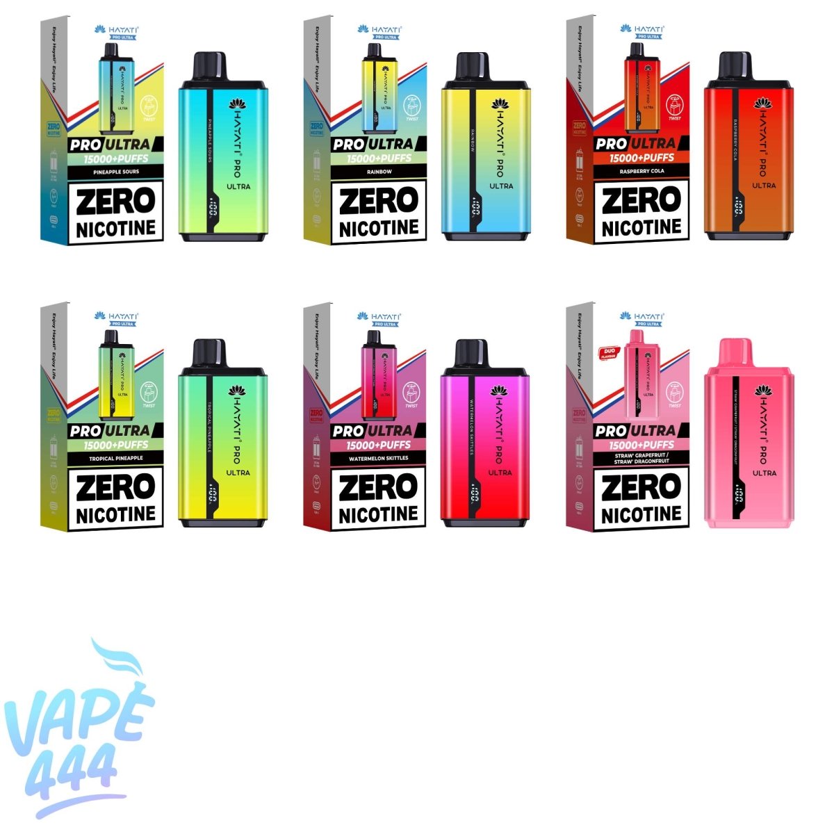 Hayati – Pro Ultra 15K – Disposable Vape – 0% Nicotine Hayati