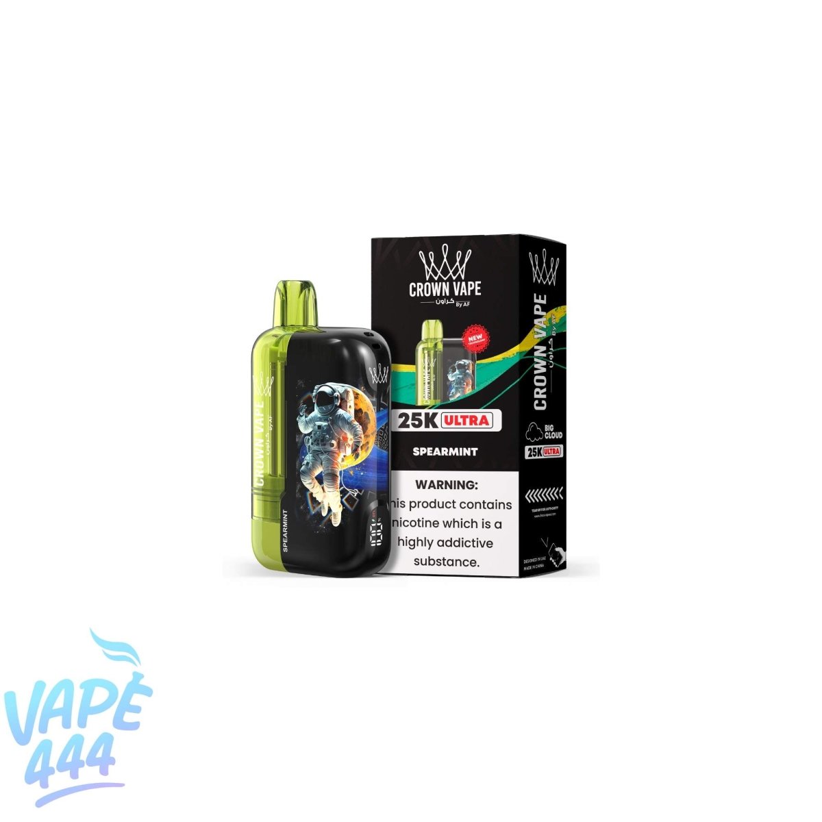 Al Fakher - Crown Bar Ultra 25K - Puff / Vape Jetable - 0.5% Nicotine Al Fakher