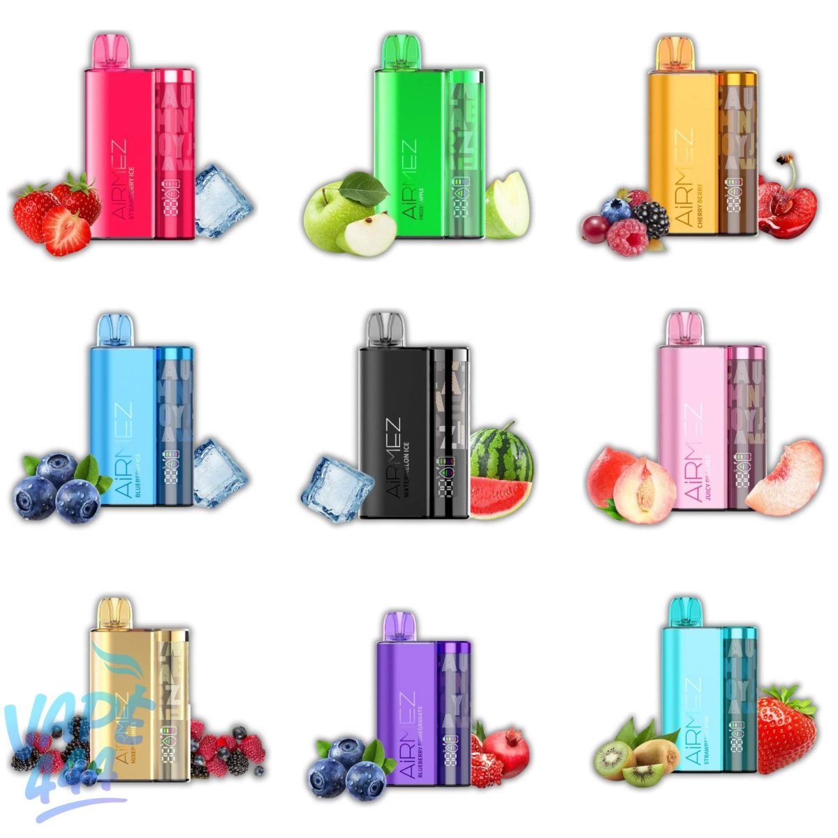 AirMez - 12K - Puff / Vape Jetable - 2% Nicotine AIRMEZ